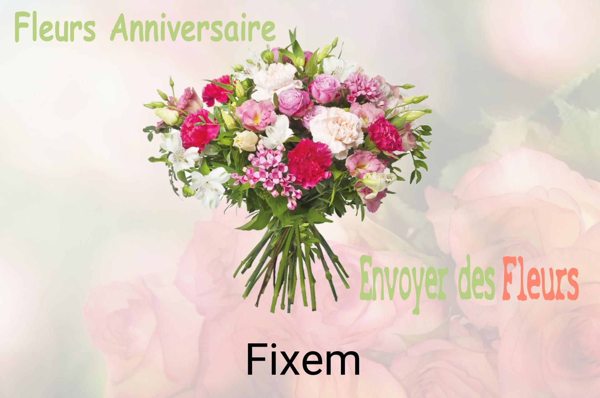 Bouquet de fleurs d’anniversaire livré à Fixem